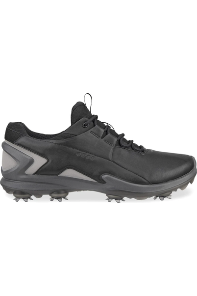 ECCO Biom Tour Mens golf shoe 131904 01001 in Black Leather Meeks Shoes