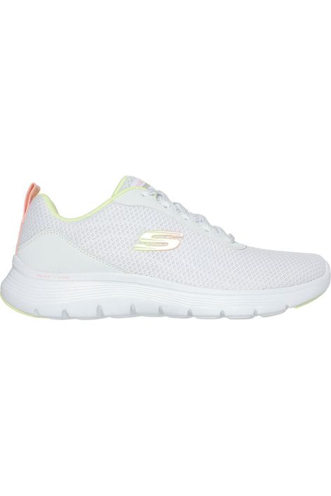 Skechers 150200 Flex Appeal 5.0 in White Multi