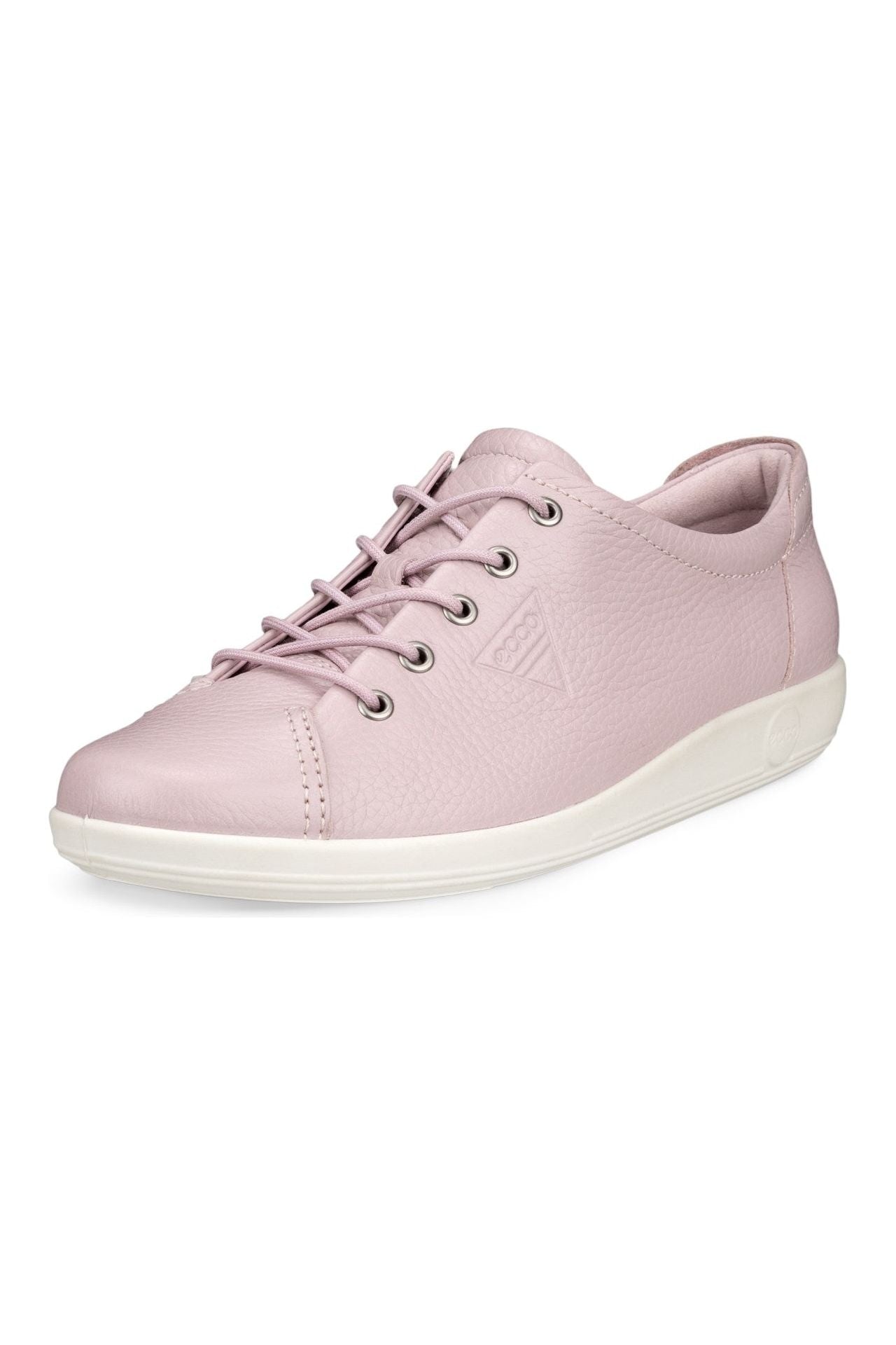 ECCO Soft 2.0 206503 01405 in pink leather at Meeks Shoes