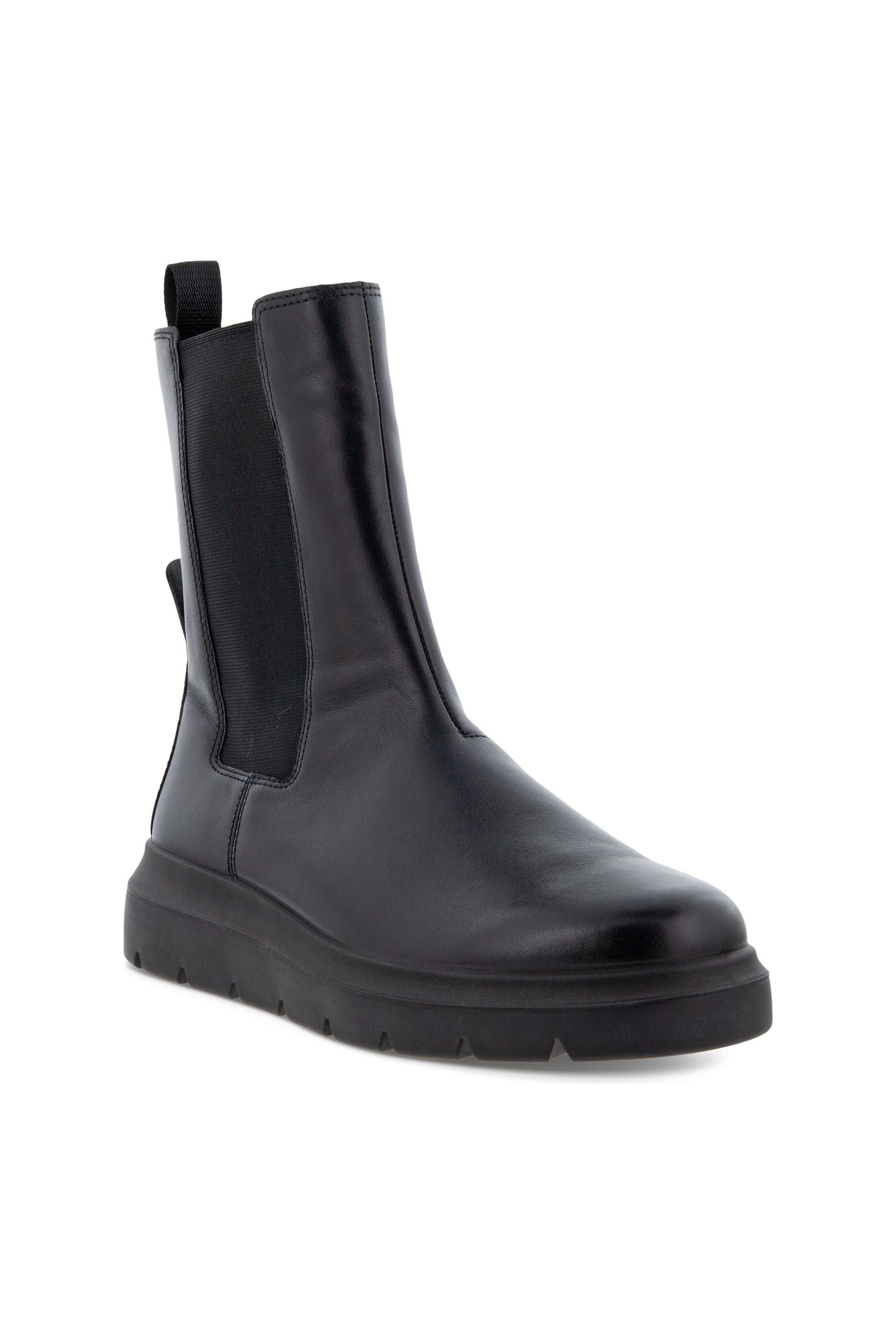 Ecco 216223 01001 Ladies Black Leather Boots