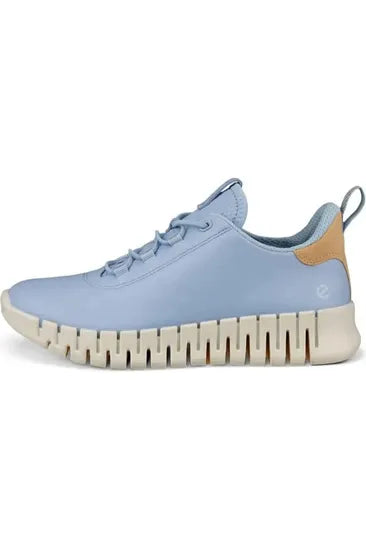 ECCO Gruuv ladies trainers 218203-60991 in Blue Bell
