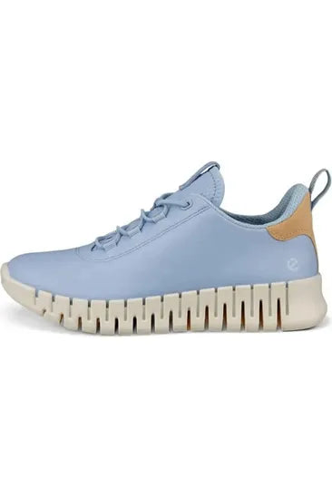 ECCO Gruuv ladies trainers 218203 60991 in Blue Bell