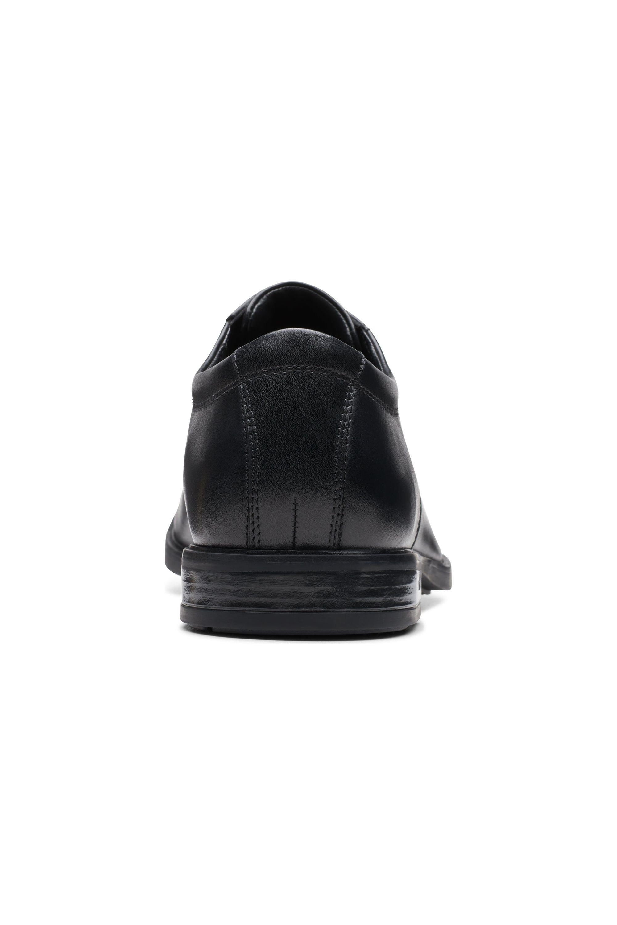 Clarks Howard Over in Black Leather