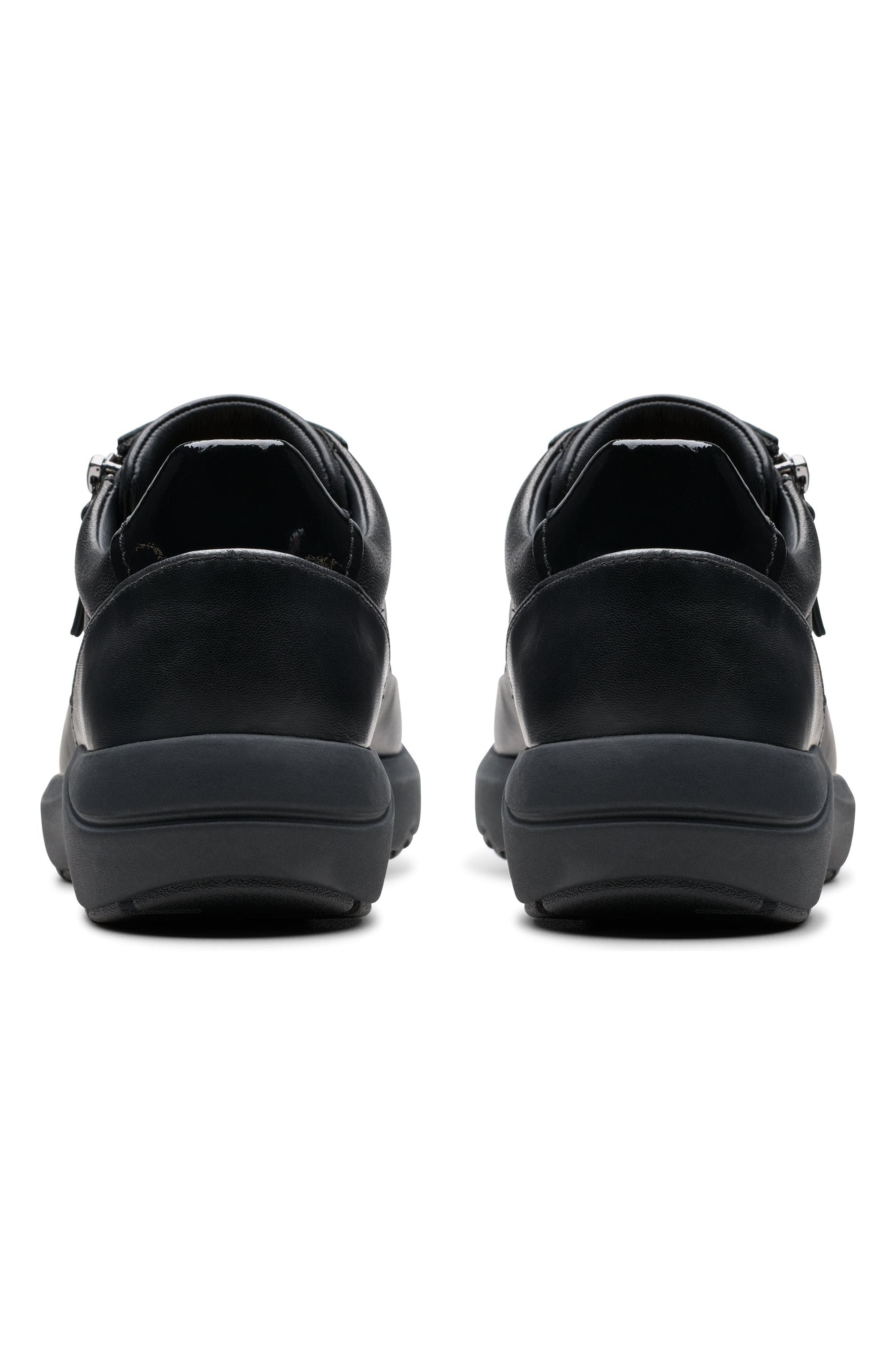 Clarks Tivoli Zip in Black Combi (All Black)