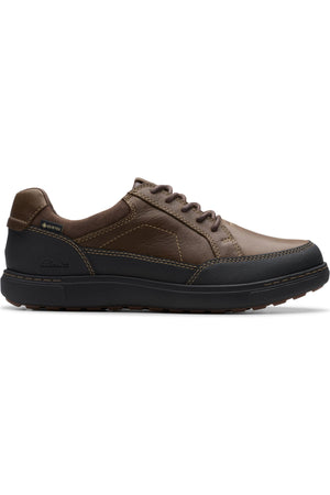 Clarks Mapstone Lo GTX in Dark Brown