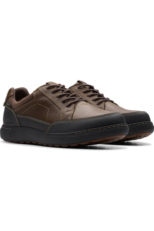 Clarks Mapstone Lo GTX in Dark Brown