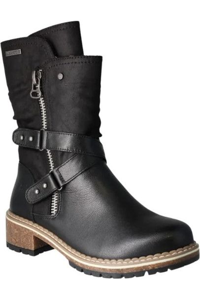 Josef Seibel 577613 Waylynn in Black Leather Waterproof