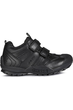 Geox Savage J0424A  black school shoe