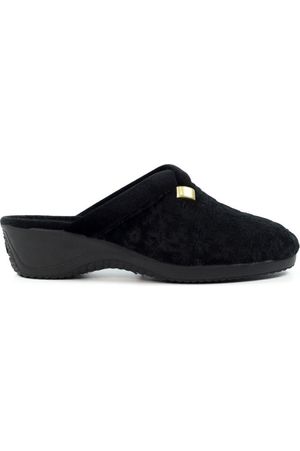 Lunar Amaretto Black Mule Slipper KLA223