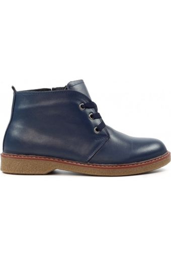 Lunar Claire II Navy Leather Boot GLR014