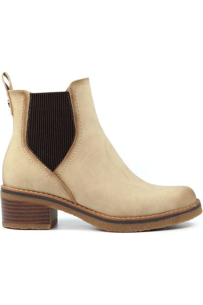 Lunar Tonia Beige Ankle Boot GLC002