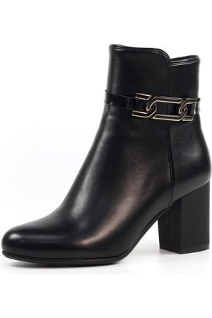 Lunar Lorraine Black Ankle Boot GLX005