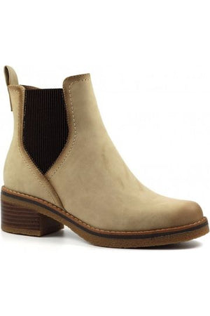 Lunar Tonia Beige Ankle Boot GLC002