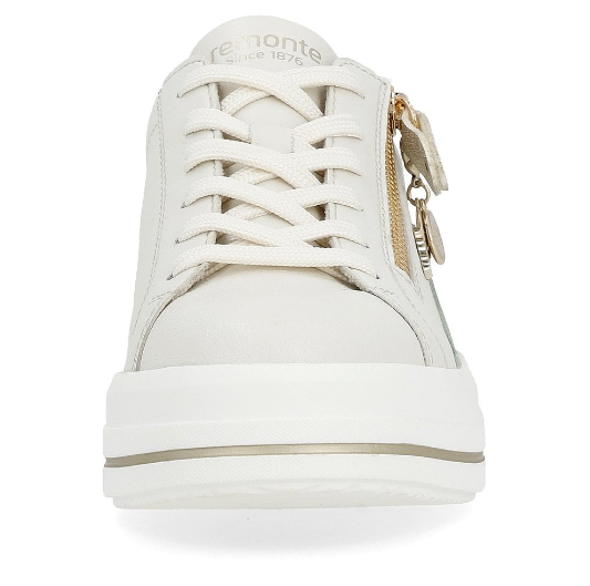 Remonte Ladies trainer D1C01-81 in White Combi