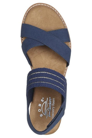 Skechers 114130 Bobs Desert Kiss sandal in Navy