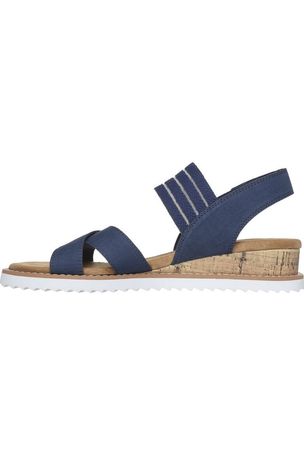 Skechers 114130 Bobs Desert Kiss sandal in Navy