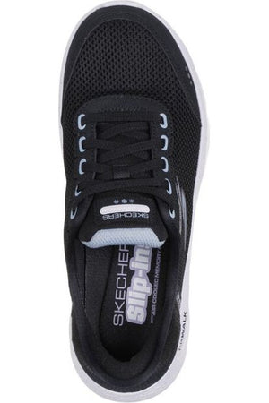 Skechers Slip Ins Go Walk Flex Clear Creek Waterproof 124846 BKMV