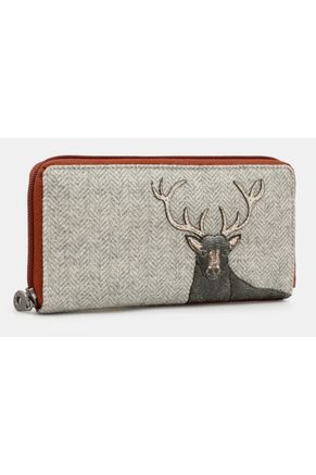 Yoshi Highland Stag Zip Around Purse Y1257