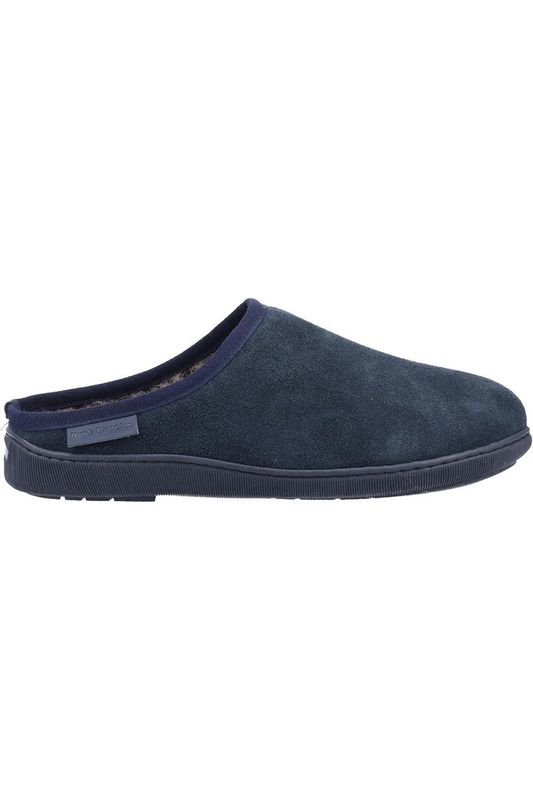 Hush puppies Ashton mens slippers in Navy