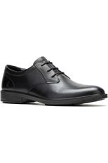 Hush Puppies Banker Lace Up in Black Leather