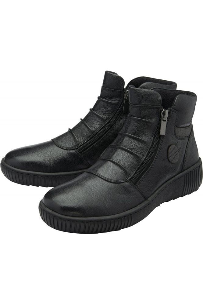 Lotus Atlanta ladies boot in Black Leather