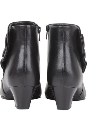 Lotus Prancer ladies boots in Black Leather