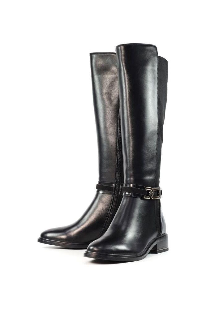 Lunar GLX006 Cathy long boot in black