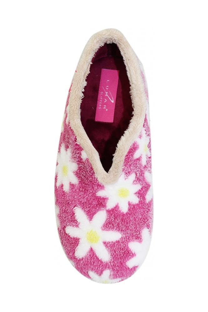 Lunar Daisy Pink Slipper With Daisy Pattern KLA021