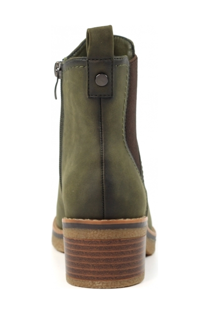 Lunar Tonia Green Ankle Boot GLC002