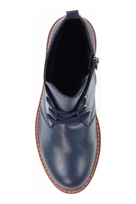 Lunar Claire II Navy Leather Boot GLR014