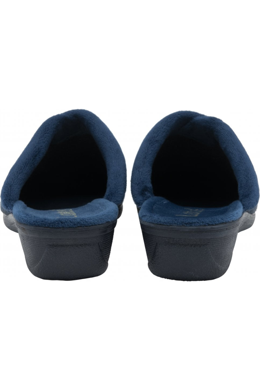 Lotus Gracia ladies slipper in Navy