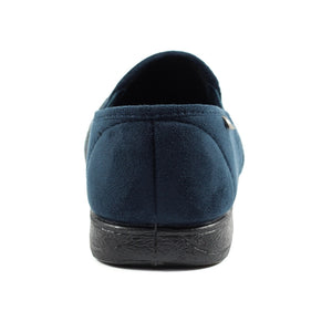 Lunar KMG116 Goodyear Harrison Navy Tweed Slipper