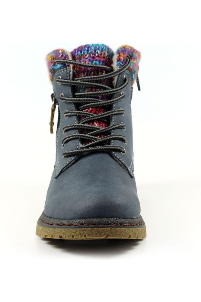 Lunar Jalapeno Blue Waterproof Ankle Boot GLB099