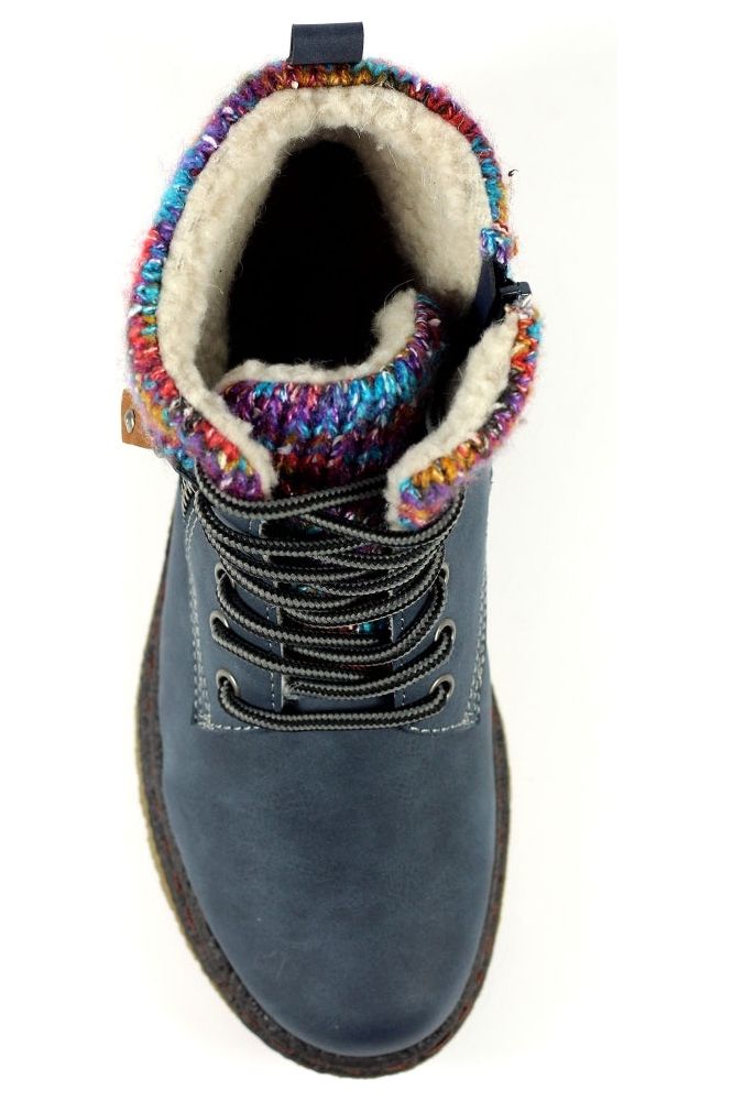 Lunar Jalapeno Blue Waterproof Ankle Boot GLB099