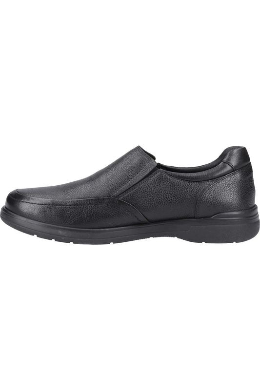 Hush Puppies Matthew Slip on shoe in Black