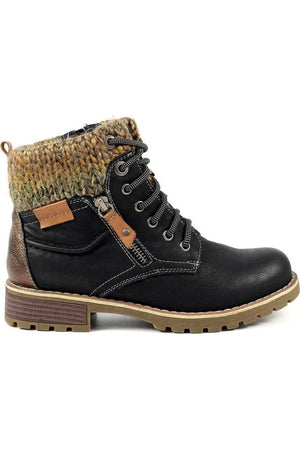 Lunar Millie Black Waterproof Boot GLB123