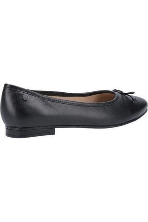 Hush Puppies Naomi Ballet in black leather