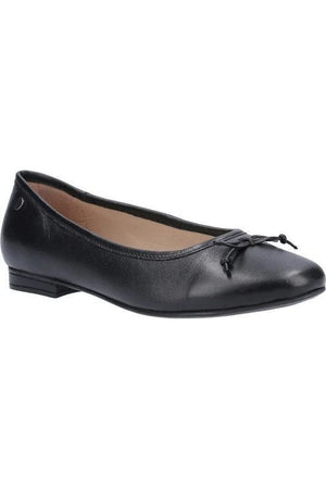 Hush Puppies Naomi Ballet in black leather