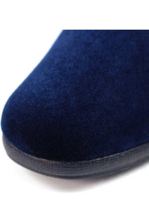 Lunar Paula II Navy Velcro Slipper KLA035