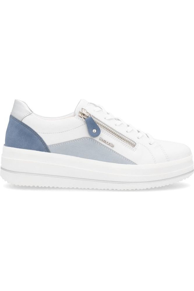 Remonte Ladies trainer D1C01-84 in White Combi