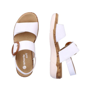 Remonte Ladies sandals R6853-80 in White