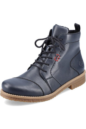 Rieker Ladies boots 73500-14 in Navy