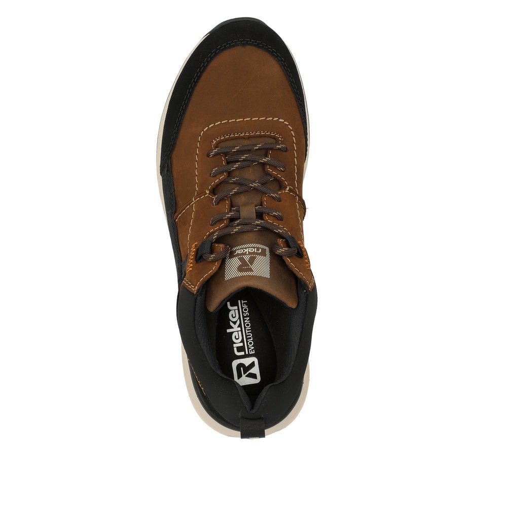 Rieker mens U0100-22 Waterproof brown shoe