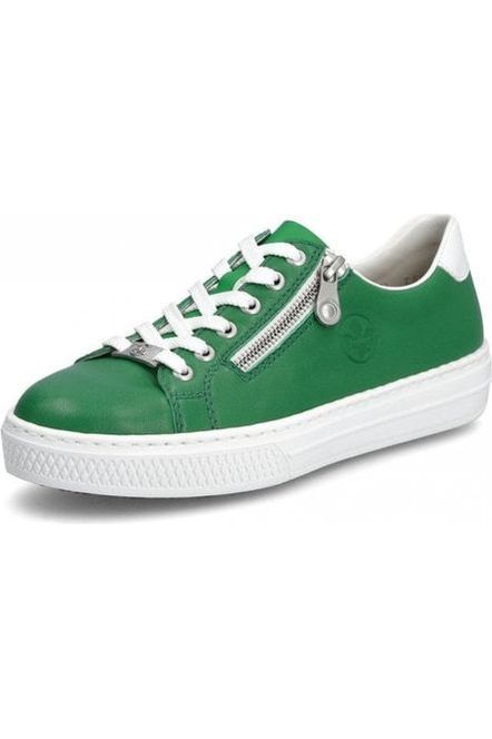 Rieker L59L1-52 in Green ladies sneaker