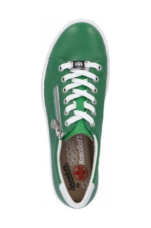 Rieker L59L1-52 in Green ladies sneaker