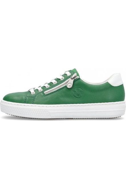 Rieker L59L1-52 in Green ladies sneaker