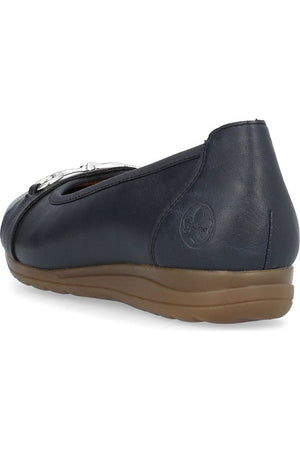 Rieker L9360-14 pump in navy leather