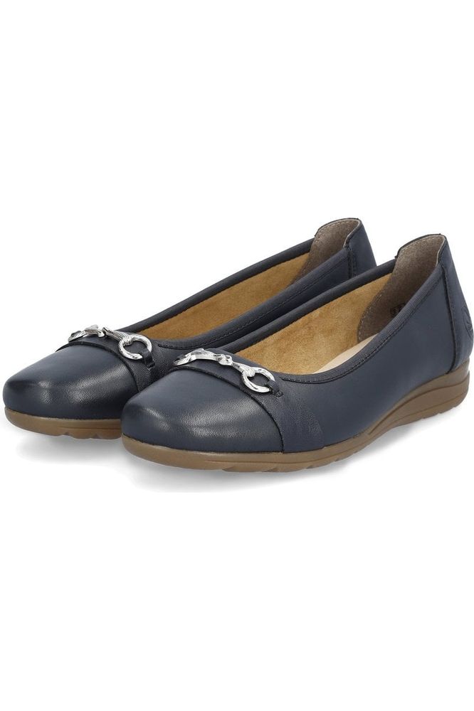 Rieker L9360-14 pump in navy leather