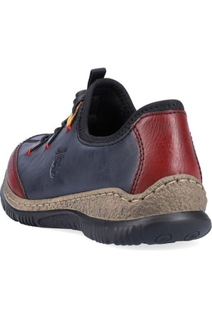 Rieker ladies Shoes N3271-35 Blue/red