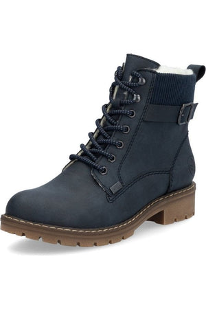 Rieker Ladies Boots Y9102-14 Navy